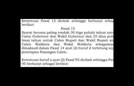 Beredar Draf Peraturan KPU Soal Pencalonan Pilkada, Tertulis Merujuk kepada Putusan MK