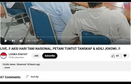 Tunggangi Hari Tani Nasional, Konten Buruh Jumhur Banjir Dislike & Hujatan dari Netizen