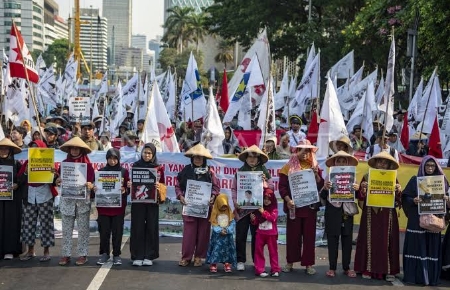 Aksi Hari Tani Nasional, Netizen Soroti Kelompok yang Tunggangi Isu Adili Jokowi