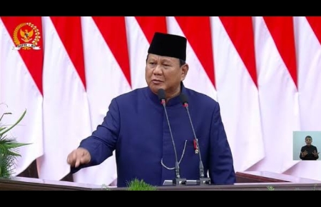 Presiden Prabowo : Persatuan Akan Wujudkan Cita-cita Besar Bangsa