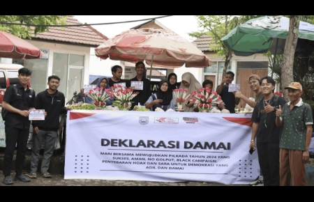 Forum Demokrasi Milenial Gelar Deklarasi Damai Antisipasi Golput, Kampanye Hitam dan Isu Sara di Pilkada Banjar