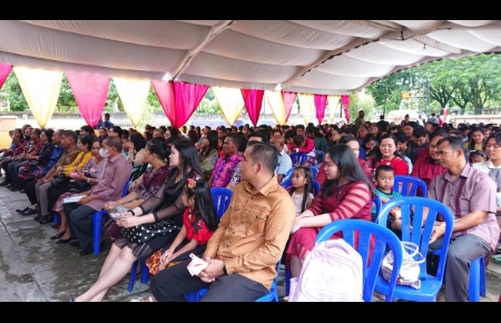 Perayaan Hari Natal di GPIB Effatha Banjarbaru sangat meriah