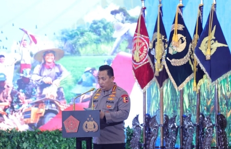 Kapolri Listyo Pastikan Kompak dengan TNI Wujudkan Ketahanan Pangan