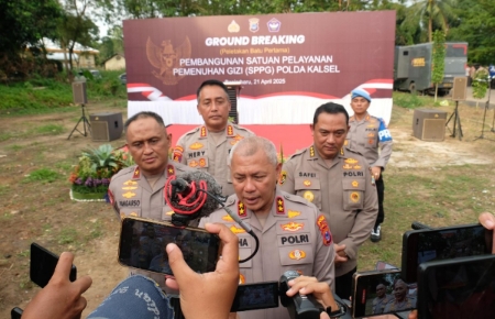 SPPG Polda Kalsel Resmi Dibangun di Banjarbaru