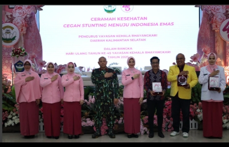 Bhayangkari Kalsel Gelar Webinar Cegah Stunting Menuju Indonesia Emas 2045
