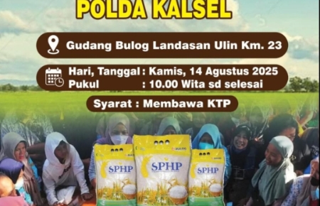 Polda Kalsel Gelar Gerakan Pangan Murah