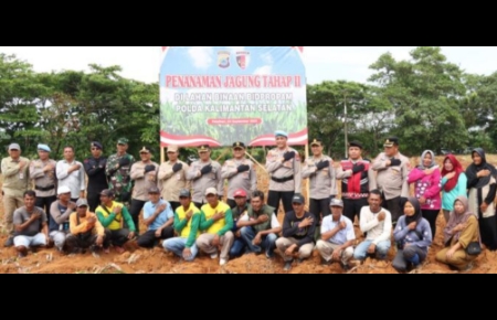 POLDA KALSEL PERLUAS LAHAN KETAHANAN PANGAN