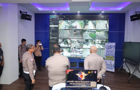 Kapolda Kalsel Tinjau Progres Pembangunan Safety Driving Center Polda Kalsel